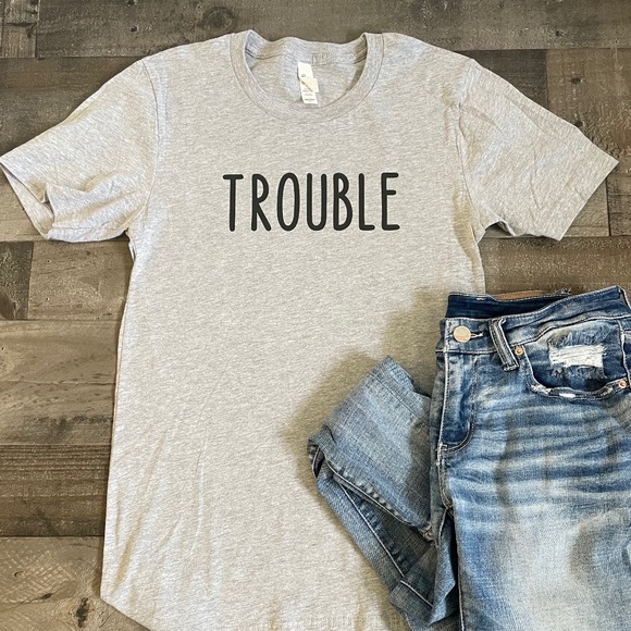 NEW Trouble Tee (Adult Size) - Picture 1 of 6